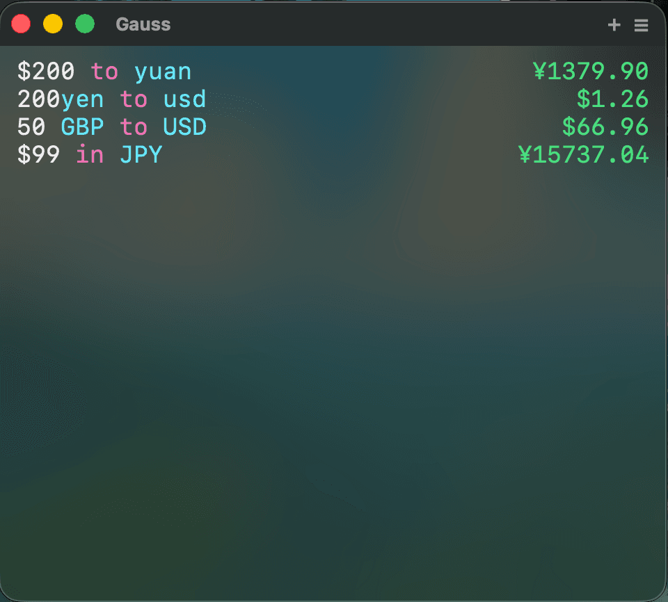 Live Currency Conversion