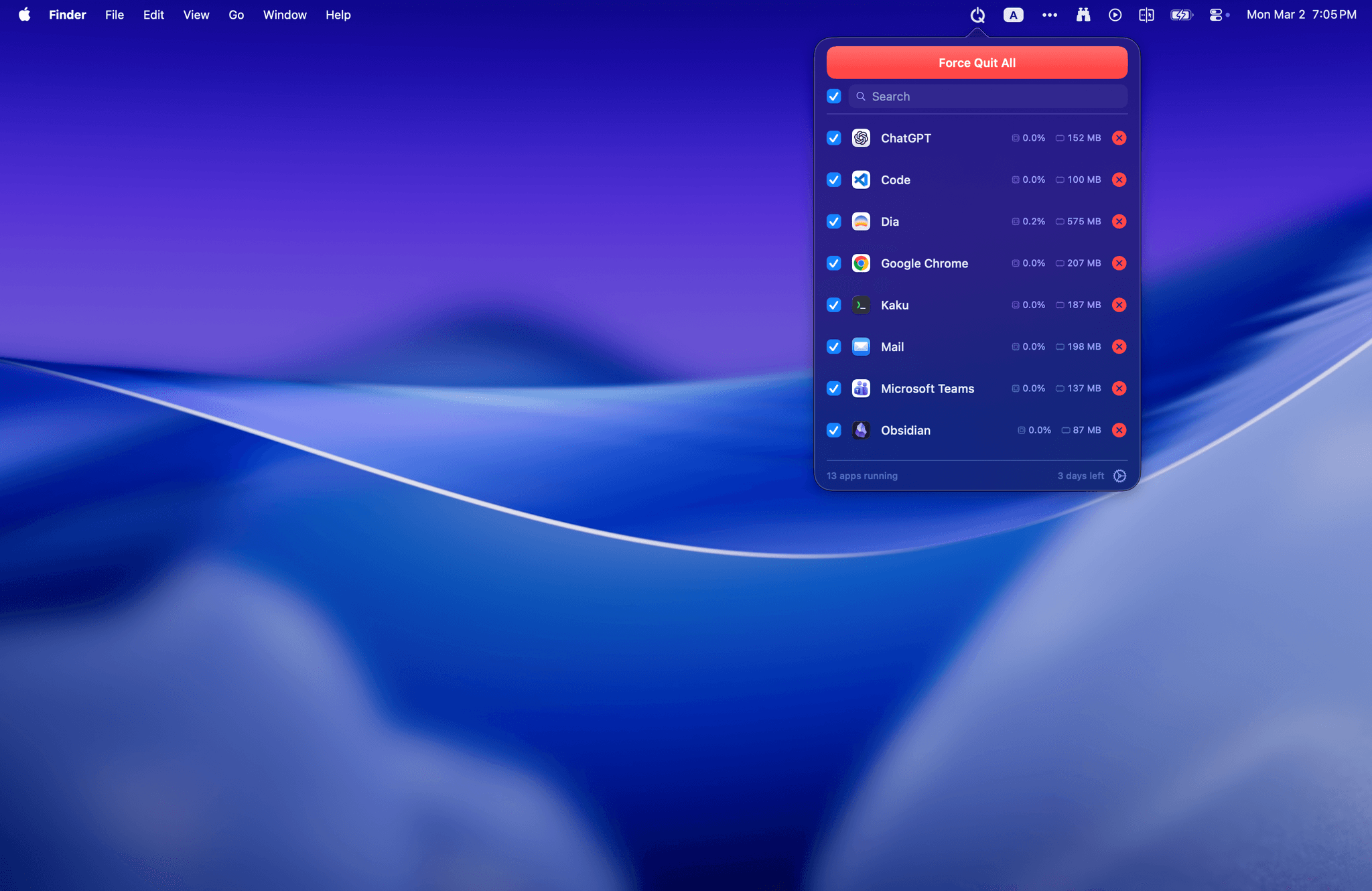 Force quit when you need to